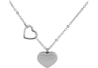 Collana Romantica In Acciaio Inlove Argento