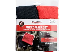 Xantos 514233 Xantos Mikrofaser Set Rot/Schwarz