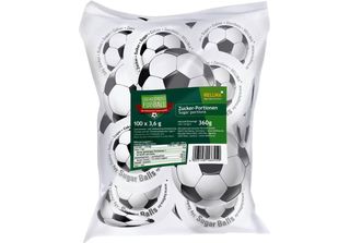 Hellma Zuckersachets Sugar Balls "FuáBall"", Im Polybeutel"