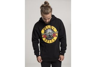 Merchcode Felpa Con Cappuccio Guns N' Roses Logo Nero-Xs