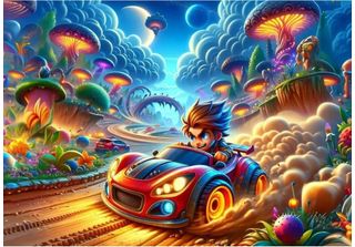 Art Puzzle Puzzle Malicious Racer 100 Pezzi