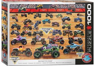 Eurographics Puzzle Moster Jam Truck Lineup, Monster Trucks, 1000 Teile, 6000-5…