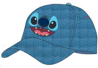 Czapka Z Daszkiem Lilo I Stitch - Twarz Stitcha, Licencjonowana