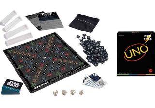 Mattel Games Star Wars Scrabble + Uno Minimalist Free Board Game Multicolore 10…