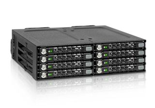 Icy Dock MB998SK-B Backplane Icydock 8X6,3Cm SATAI-III In 1X5,25" Keylocks"