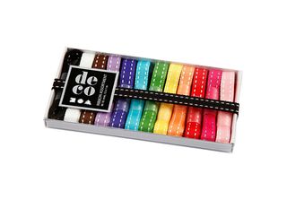 Creativ Company Lint Collection Colour Stripes, 13 Pezzi.