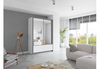 Mobili Armadi Legno Bianco Design Armadio Designer Lucido