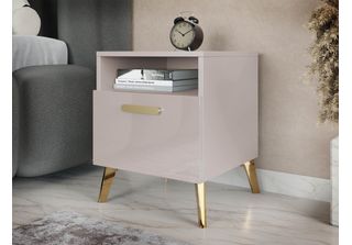 Comodino Tantes - Cashmere / Cashmere Lucido