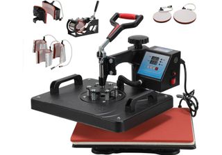 Tolletour 8 In 1 Transfer Press Pressa Termica 38X30Cm Pressa Termica 1400W T-S…