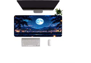 Inf Moonlit Landscape Tappetino Mouse Antiscivolo In Gomma Naturale Per Casa E …