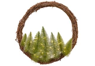Ghirlanda Velia Con Salice Led 50X20Cm Homla