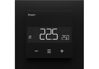 Heatit Z-TRM6 Termostato Z-Wave Nero Opaco