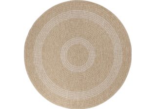 Teppich Da Esterno Comilla Beige 200 Cm Rund