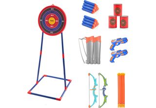 Succebuy Set Arco E Frecce Per Bambini, Set Di Tiro Con L'arco Da 2 Pezzi Con I…