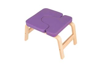 Yoga Headstand Sgabello YK6 Yoga Esercizio Sgabello Headstand Sedia Legno
