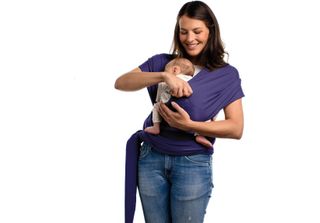 Boba Wrap Sciarpa Porta Bebè, Blu Navy