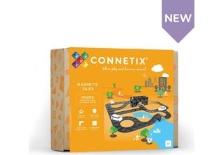 Connetix, Costruzioni Magnetiche, Set Stradale 48 Pezzi Nero
