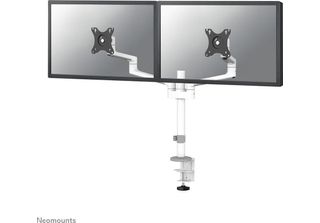 Neomounts DS60-425WH2 Neomounts Monitor-Halterung Weiß FüR 2 Monitore, Tischkle…