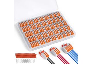 Connettore Per Cavo Flintronic 80 Pz. 2/3/5 Pin Con Staffe E Viti Pa/Pc