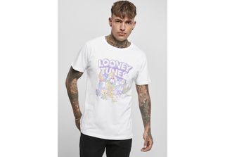 Merchcode Maglietta Looney Tunes Rainbow Friends Tee Bianco-Xl