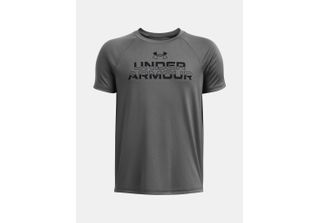 Maglietta Under Armour Ua Tech Split Wordmark Ss Ragazzi 1383010-025__YXS