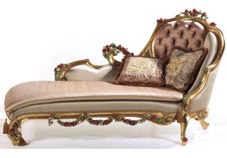 Chaise Longue Lusso Chaise Longues Viola Divano Poltrona Mobili Classici Nuovo