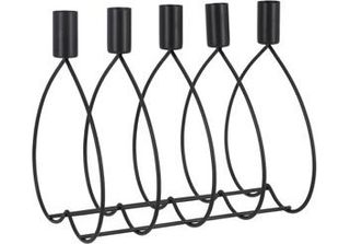 Senza Marca Senza Portacandele Con 5 Supporti 22 Cm | 4 Pezzi