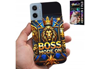 Custodia Per Motorola E15 / G05 - Boss Leone Con Corona Sullo Scudo Custodia + …