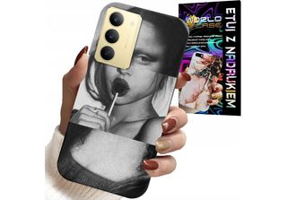 Custodia Per Realme 14X - Mona Lisa Con Lecca-Lecca Modelli Alla Moda Custodia