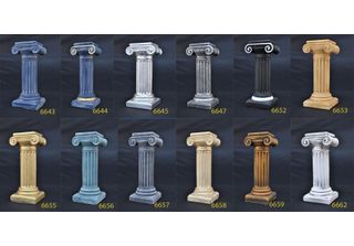 Marmo Ottica Vari Colori Colonna Fiore Stand Colonne Stand Nuova Decorazione