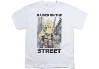 Sesame Street - Maglietta "Raised On The Streets"" Per Bambini TV2981 (104) (Bi…