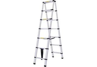 Scala Pieghevole - 2M+2M, Alluminio