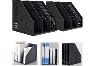 Marte Vanci Collabsible Magazine Holder 3 Scomparti Desk Folder File Paper Book…