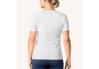 Swedish Posture Maglietta Alignment Cotone M Donna Bianco
