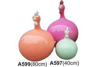 Pollo Astratto Figura Statua Scultura Decorazione Giardino Statue Decorazione 4…