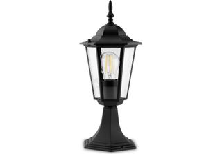 Lampada A Stelo Da Giardino LIGURIA-LT 1Xe27 Bassa 42Cm Nero - Goldlux (Polux)