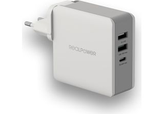 Realpower Realpower Deskcharge-65 Travel Universal Grigio Ac Indoor