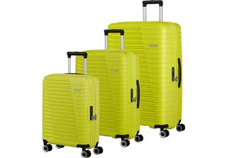 American Tourister Carrello Roadrush Trolley Set A Lime Green Giallo Fluo