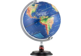 Mappamondo Illuminato Costway 30 Cm, Mappa Inglese, Ruotabile A 360°, Mappamond…