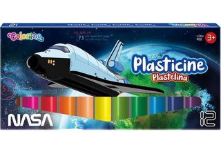 Plastilina Rotonda Nasa 12 Colori Colorino
