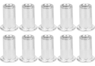 100Pcs Blind Rivet Nut Nutserts Alluminio M5 Rivet Nut Inserts Threaded Rivet N…