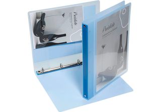 Eichner 9330-00788 Eichner PräSentationsringbuch 4-Ringe Blau-Transparent