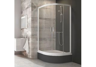 Cabina Doccia Ravak Blix BLCP4-80 Sabina Bianco 175 Cm Doppia Porta 3B240140Z1
