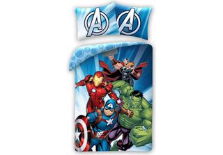 Halantex Lino Incluso Avengers Cotone, 140/200, 70/90 Cm