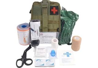 Military Tactical First Aid Kit With 13 Items Helbo
