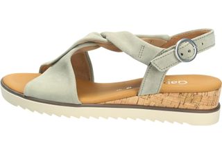 Gabor Gabor Riemchensandale Creme Grau 40,5