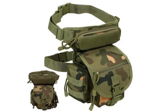 Fondina Lombare Da Gamba Militare Tattica Spaziosa Rene Militare