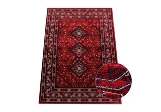 Tappeto 200X290 Cm Adelanto 1 - Fantasia / Rosso