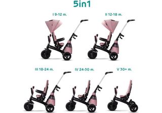 Kinderkraft Triciclo Easytwist / Triciclo, Kinderkraft:Rosa Malva