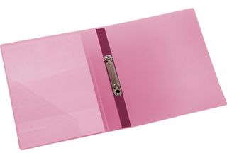 Eichner 9330-00781 Eichner PräSentationsringbuch 2-Ringe Rot-Transparent